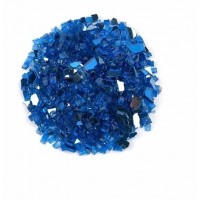 Стеклянная крошка синий премиум, 200 гр